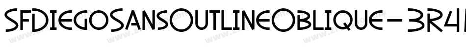 SfDiegoSansOutlineOblique-3R4M字体转换 SfDiegoSansOutlineOblique-3R4M字体转换