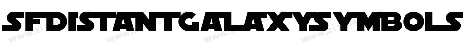SfDistantGalaxySymbols-aylE字体转换