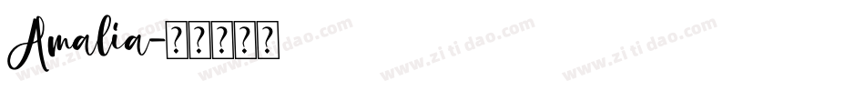 Amalia字体转换