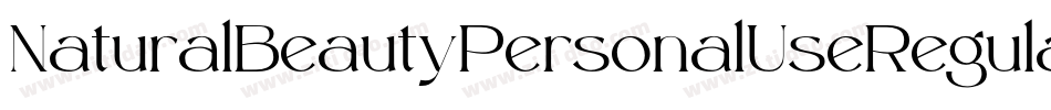 NaturalBeautyPersonalUseRegular-MR8J字体转换 NaturalBeautyPersonalUseRegular-MR8J字体转换