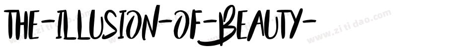 The-Illusion-of-Beauty字体转换