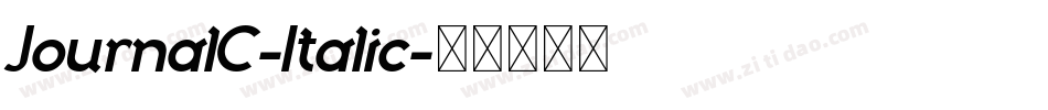 JournalC-Italic字体转换 JournalC-Italic字体转换