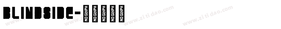 Blindside字体转换