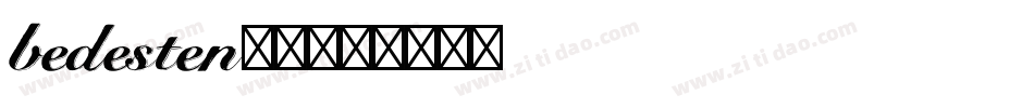 bedesten字体字体转换