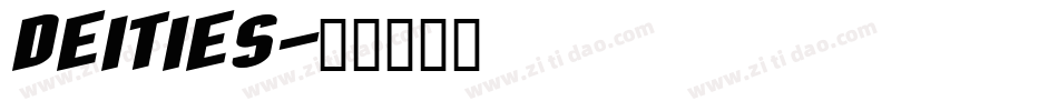DEITIES字体转换