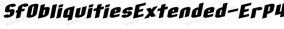 SfObliquitiesExtended-ErP4字体转换 SfObliquitiesExtended-ErP4字体转换