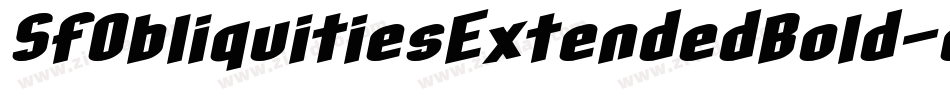 SfObliquitiesExtendedBold-eMpx字体转换 SfObliquitiesExtendedBold-eMpx字体转换