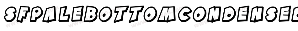 SfPaleBottomCondensedOblique-rr09字体转换