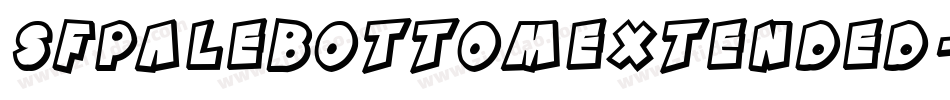 SfPaleBottomExtended-nrD0字体转换 SfPaleBottomExtended-nrD0字体转换
