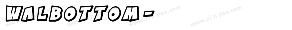 Walbottom字体转换