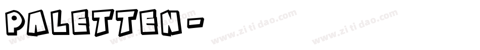 PALETTEN字体转换