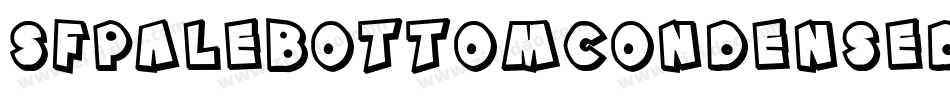SfPaleBottomCondensed-2Wnw字体转换