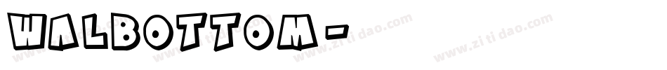 Walbottom字体转换