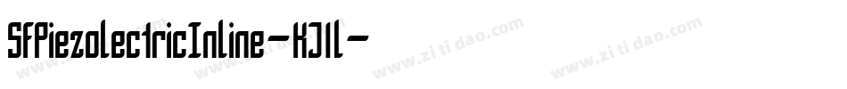 SfPiezolectricInline-KJ1l字体转换 SfPiezolectricInline-KJ1l字体转换