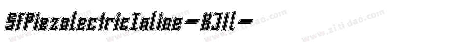 SfPiezolectricInline-KJ1l字体转换 SfPiezolectricInline-KJ1l字体转换