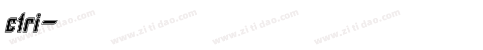 ctri字体转换