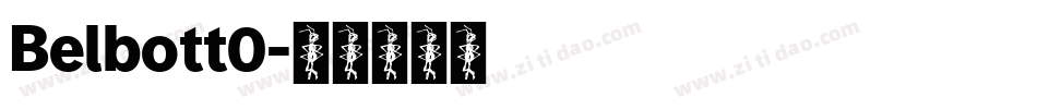 Belbott0字体转换