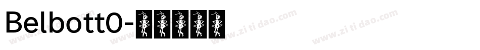 Belbott0字体转换