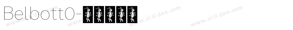 Belbott0字体转换