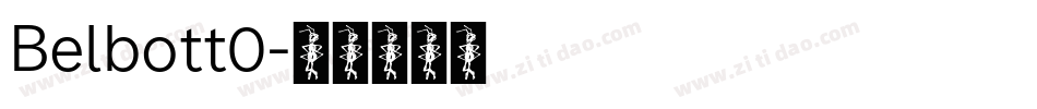 Belbott0字体转换