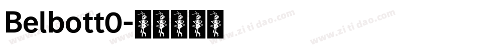 Belbott0字体转换
