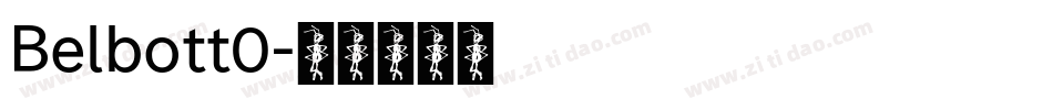 Belbott0字体转换