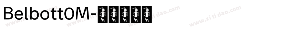 Belbott0M字体转换