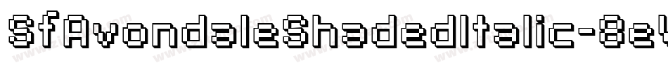 SfAvondaleShadedItalic-8eWZ字体转换 SfAvondaleShadedItalic-8eWZ字体转换