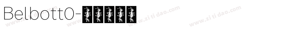Belbott0字体转换