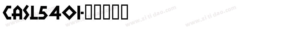Casl540i字体转换