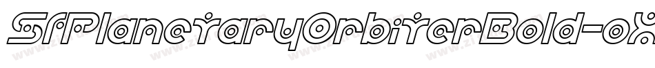 SfPlanetaryOrbiterBold-oX9o字体转换 SfPlanetaryOrbiterBold-oX9o字体转换