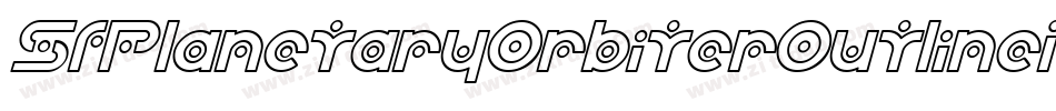 SfPlanetaryOrbiterOutlineItalic-eMjn字体转换
