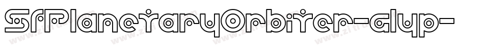 SfPlanetaryOrbiter-glyp字体转换 SfPlanetaryOrbiter-glyp字体转换