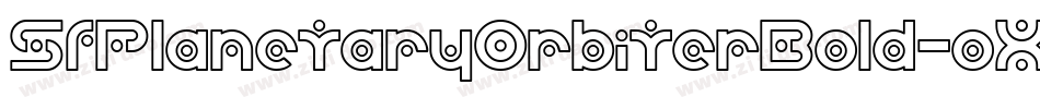 SfPlanetaryOrbiterBold-oX9o字体转换 SfPlanetaryOrbiterBold-oX9o字体转换