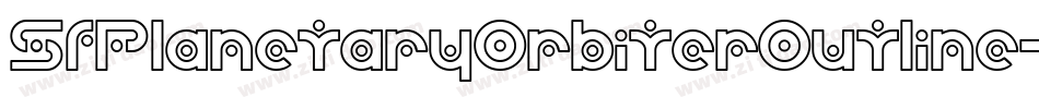 SfPlanetaryOrbiterOutline-4gWW字体转换 SfPlanetaryOrbiterOutline-4gWW字体转换
