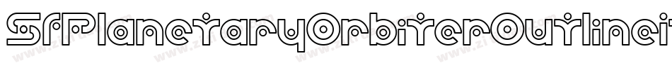 SfPlanetaryOrbiterOutlineItalic-eMjn字体转换