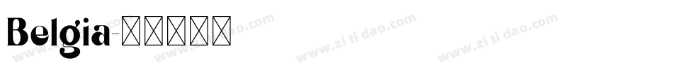 Belgia字体转换