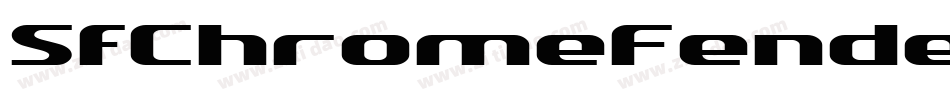 SfChromeFendersExtendedOblique-z9Zl字体转换