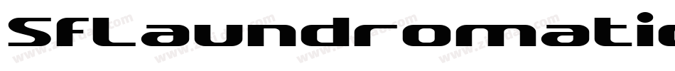 SfLaundromaticExtendedOblique-AJRD字体转换