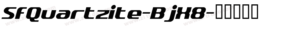 SfQuartzite-BjX8字体转换