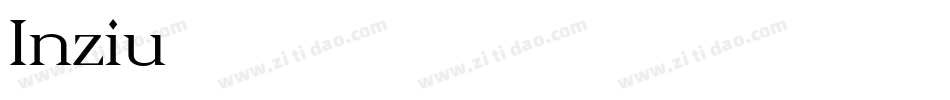 Inziu字体转换