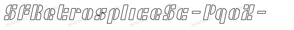 SfRetrospliceSc-PqoZ字体转换