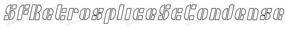SfRetrospliceScCondensed-glmp字体转换