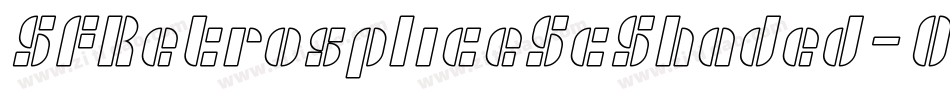 SfRetrospliceScShaded-0dGG字体转换