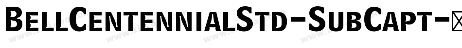 BellCentennialStd-SubCapt字体转换