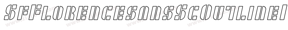 SfFlorencesansScOutlineItalic-ox2a字体转换 SfFlorencesansScOutlineItalic-ox2a字体转换