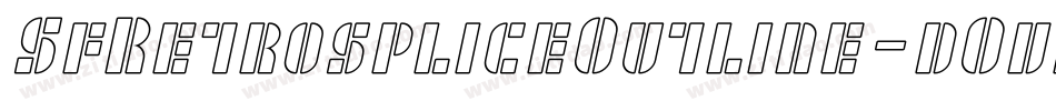 SfRetrospliceOutline-dOvx字体转换