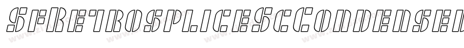 SfRetrospliceScCondensed-glmp字体转换
