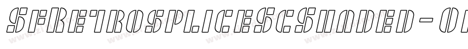 SfRetrospliceScShaded-0dGG字体转换