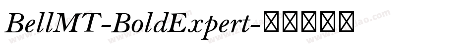 BellMT-BoldExpert字体转换